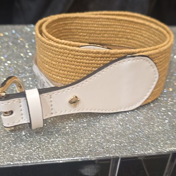 Kate Spade New York Straw Stretch Belt
